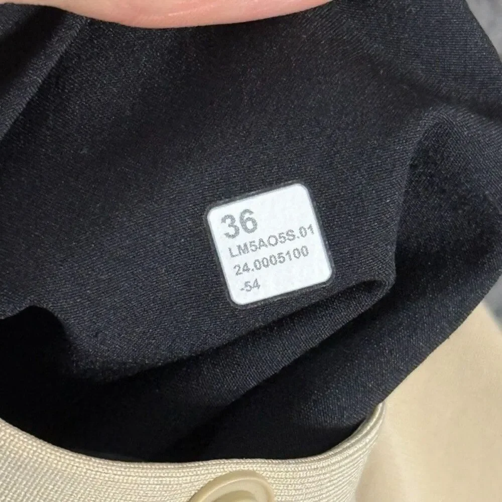 Lululemon ABC Pants Mens 36x26 Beige Slim Fit Warpstreme Athleisure